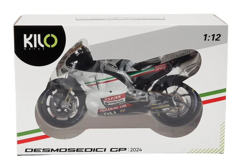 Model NZG MotoGP - Ducati GP23 Marc Marquez 1:12 - edice San Marino GP