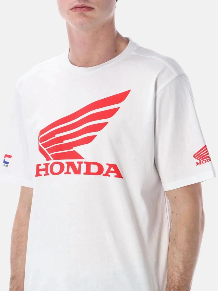 Fanouškovské tričko HRC Honda s velkým logem bílé