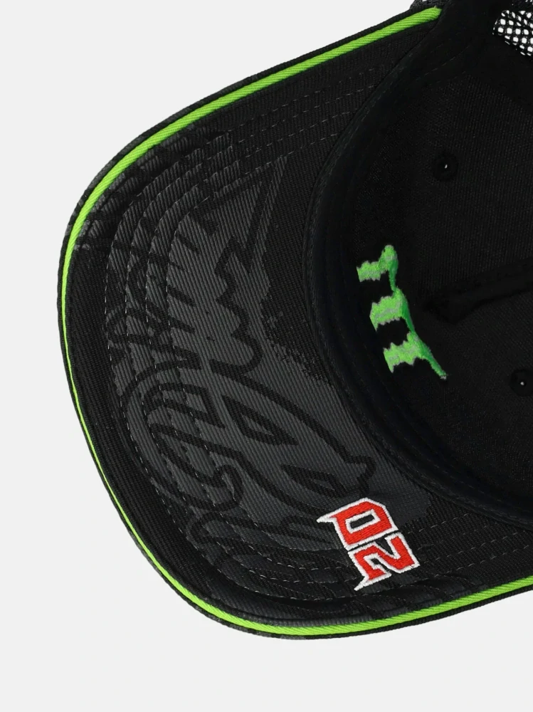 Sponzorská kšiltovka Fabio Quartararo - Monster Energy se zahnutým kšiltem