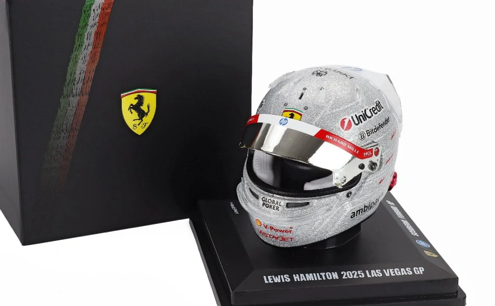 Model přilby Lewis Hamilton - SF Las Vegas 2025 1:5 LookSmart