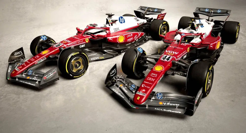 Model Scuderia Ferrari SF-25 BBurago #16 Charles Leclerc Monza 2025 1:43