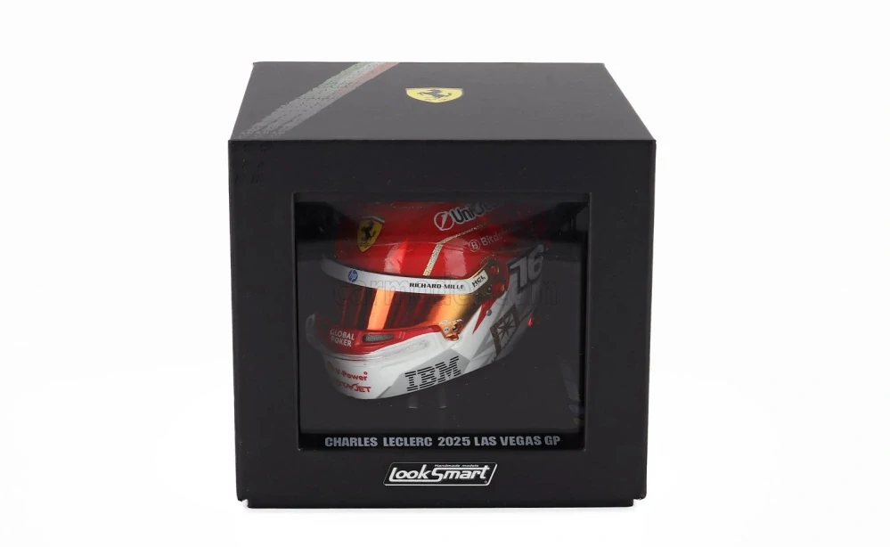 Model přilby Charles Leclerc - SF Las Vegas 2025 1:5 LookSmart
