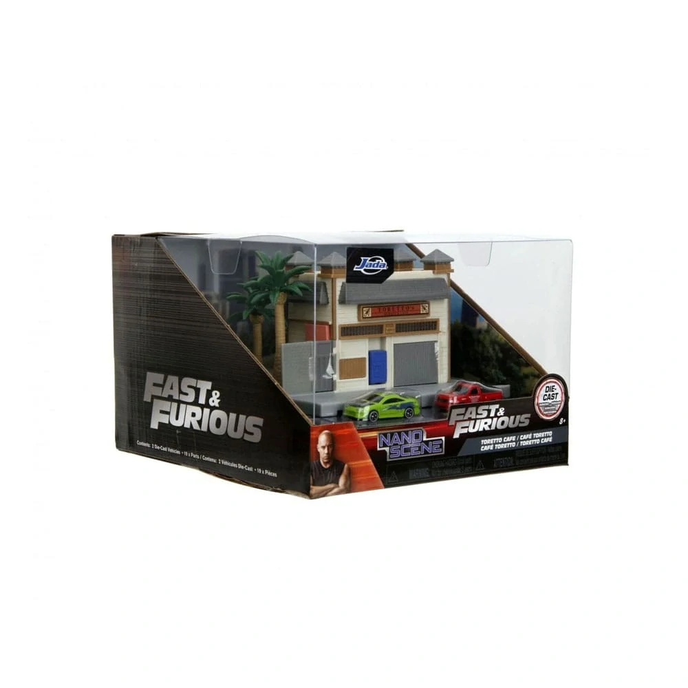 Diorama - Rychle a Zběsile Ford SVT -Mitsubishi Eclipse 1:50