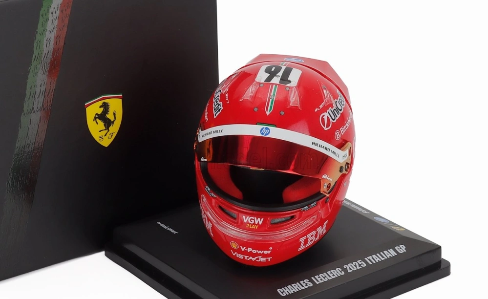 Model přilby Charles Leclerc - SF Monza 2025 1:5 LookSmart