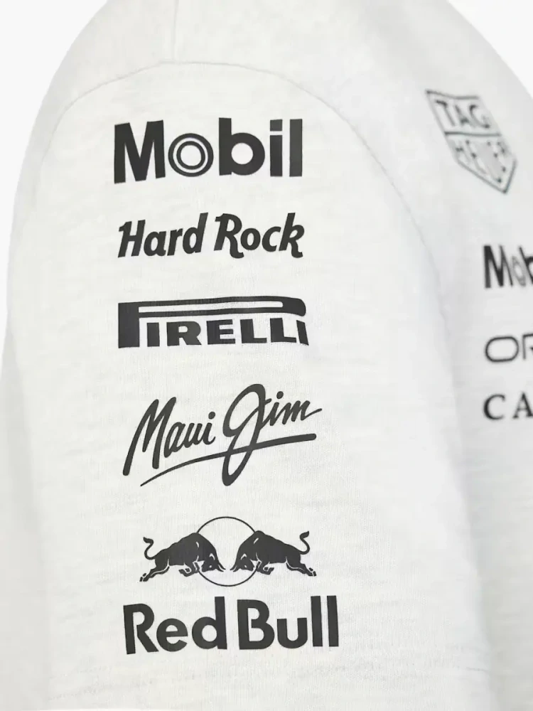 Týmové tričko Oracle Red Bull Racing s logy sponzorů - edice Classic