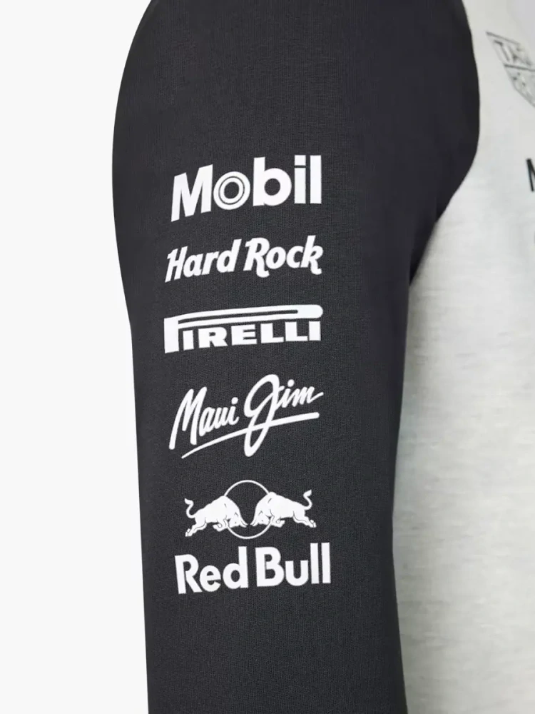 Týmové tričko s dlouhým rukávem Oracle Red Bull Racing s logy sponzorů - edice Classic
