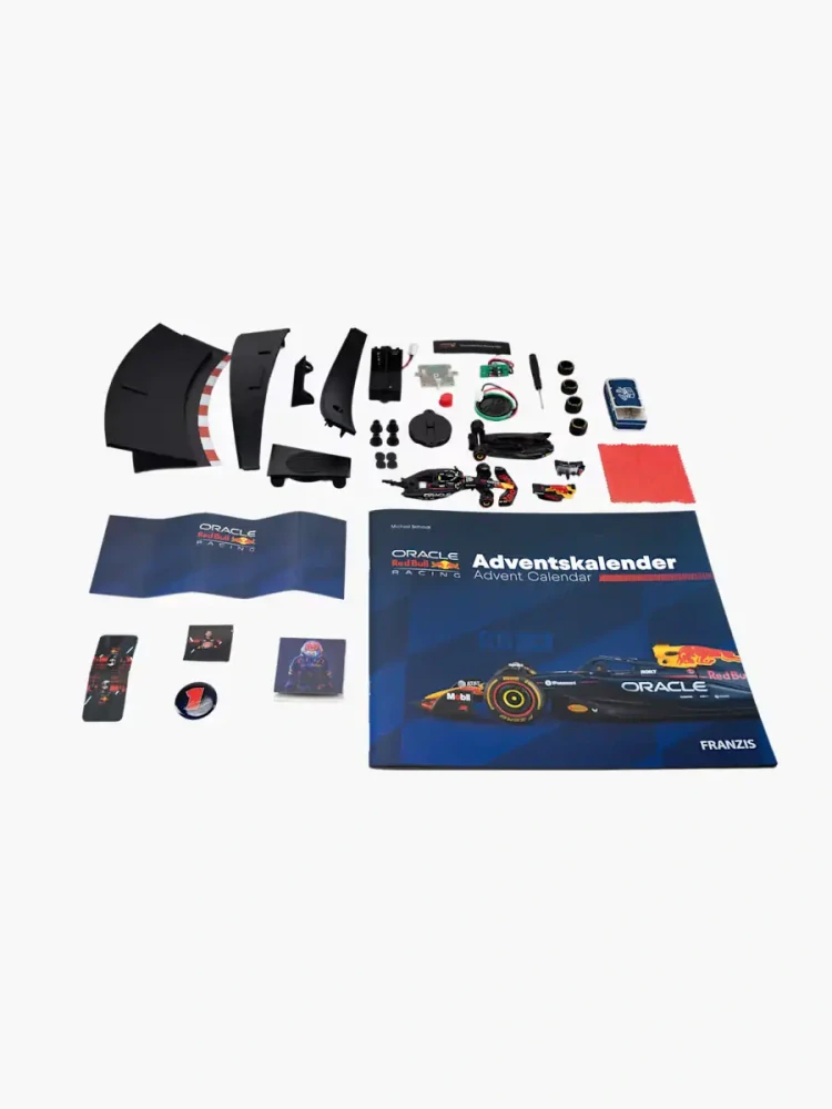 Stavebnice modelu Red Bull RB21 - Max Verstappen - vánoční edice