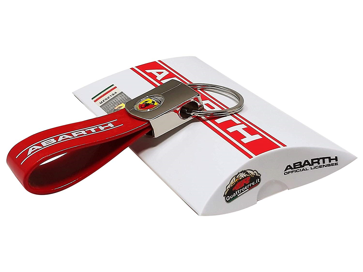Abarth klíčenka BAND červená