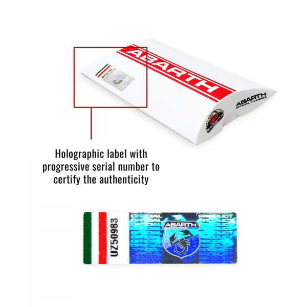 Abarth klíčenka BADGE kovová