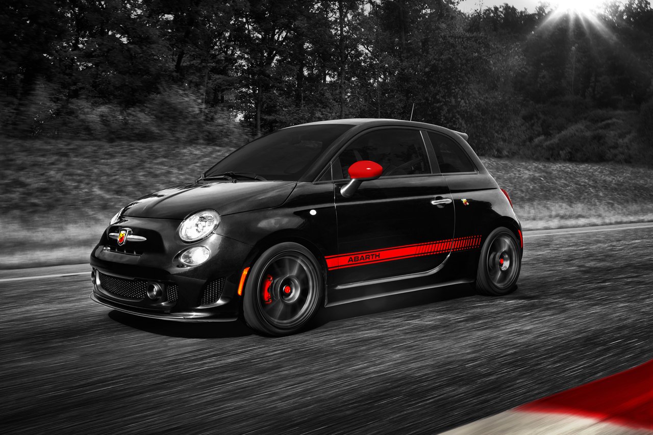 Abarth tričko BEHIND YOU černé