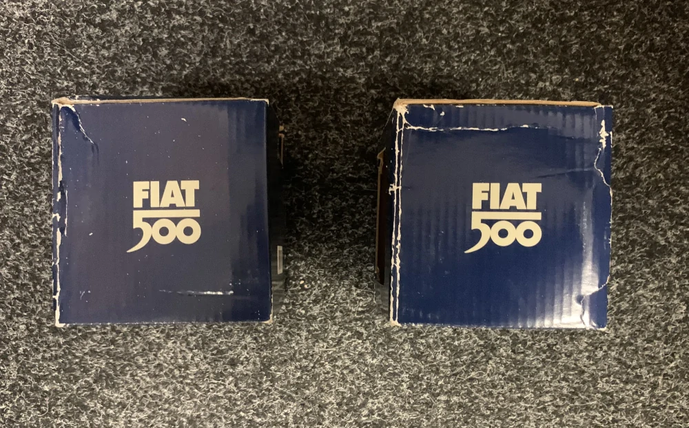 Keramický hrnek Fiat 500 žlutý oficiální produkt