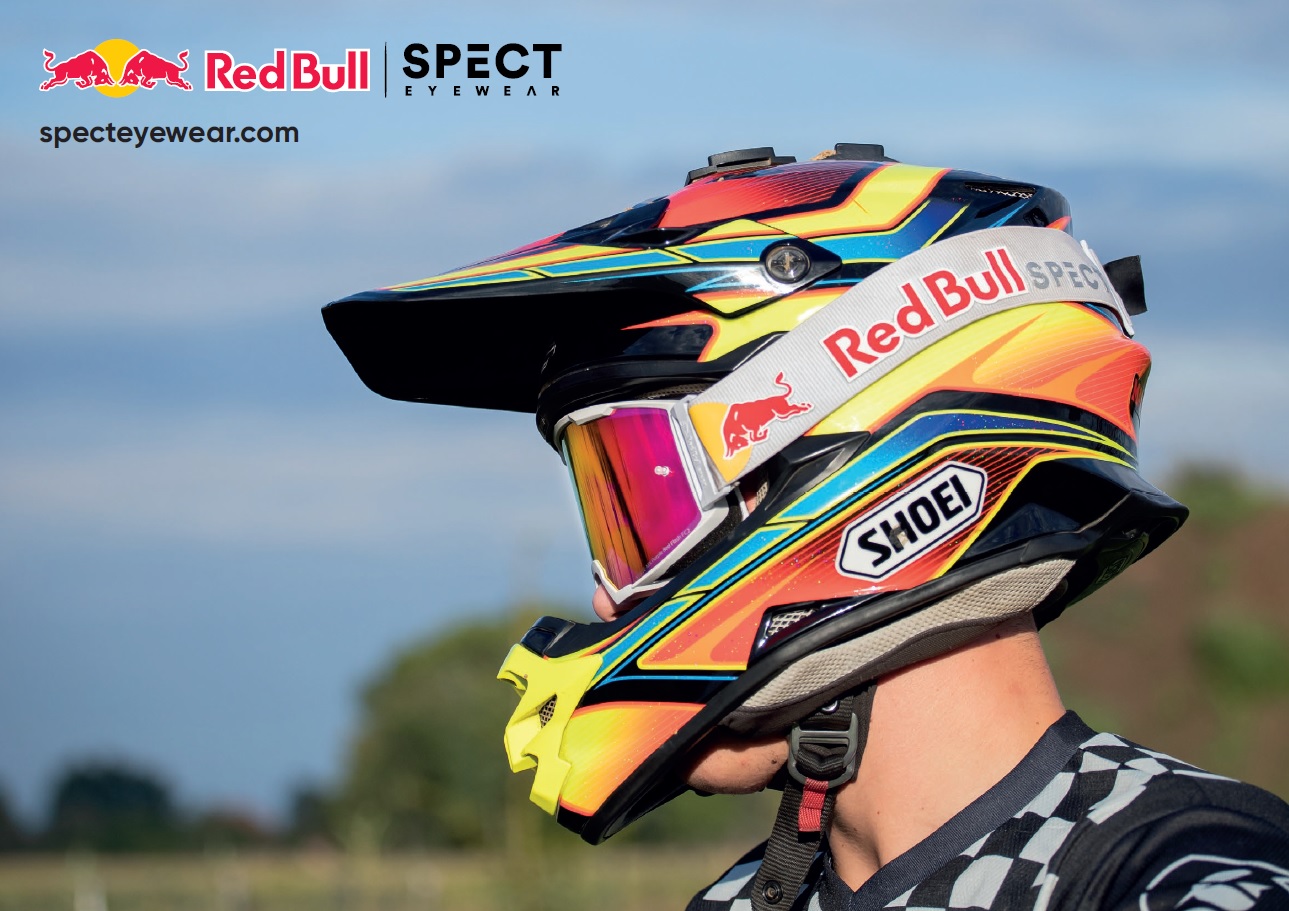 Red Bull Spect motokrosové brýle STRIVE S modré s čirým sklem