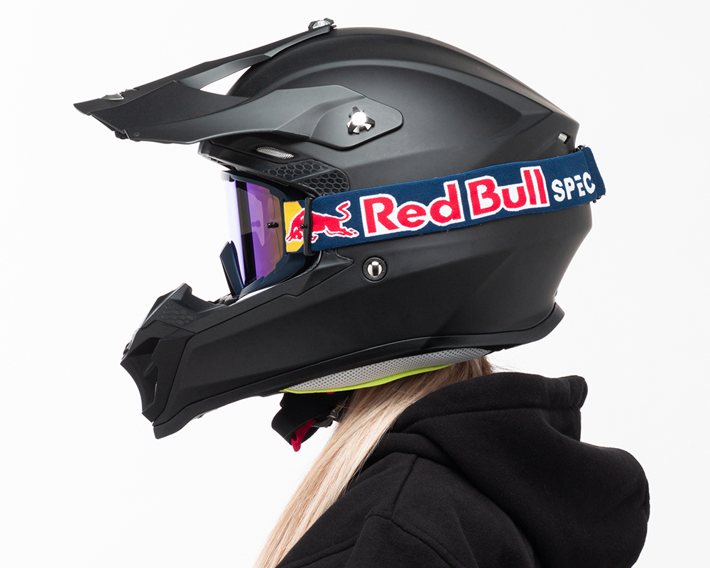 Red Bull Spect motokrosové brýle WHIP tmavě modré s modrým sklem