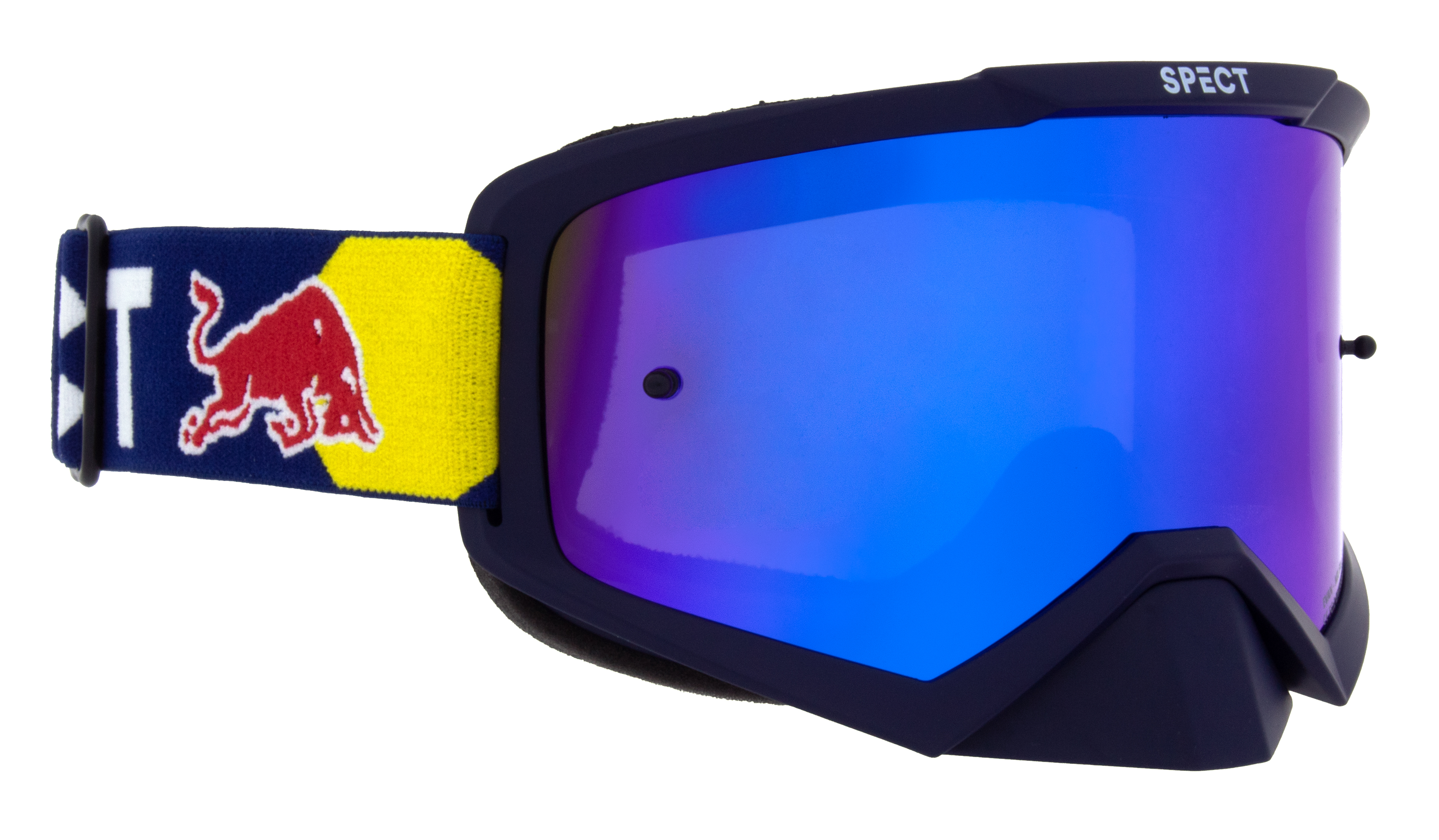 Red Bull Spect motokrosové brýle EVAN tmavě modré s modrým sklem
