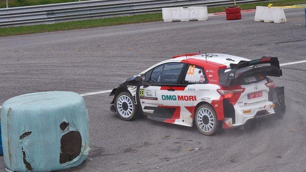 Model IXO Toyota Yaris WRC No.33, Toyota Gazoo racing DMG MORI WRC Rally Monza E.Evans/S.Martin 1:43