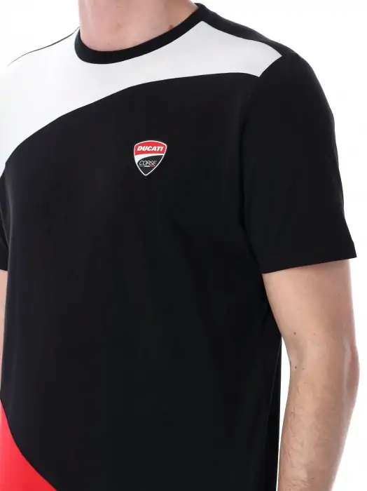 Volnočasové tričko Ducati Corse černé s logem