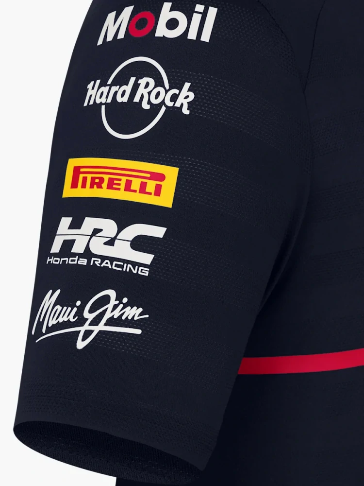Týmové tričko Oracle Red Bull Racing s logy sponzorů