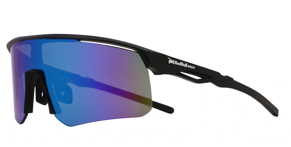 Red Bull Spect sluneční brýle RIDDLE černé s zeleno purpurovým sklem