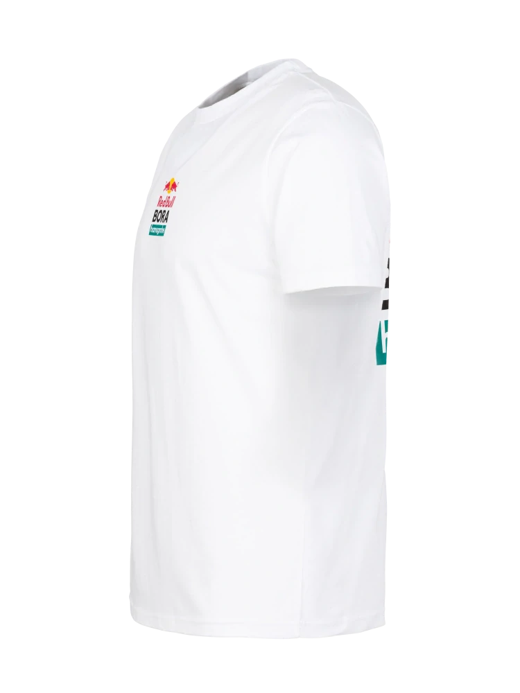 Fanouškovské tričko Red Bull Bora Hansgrohe bílé s logem - XS