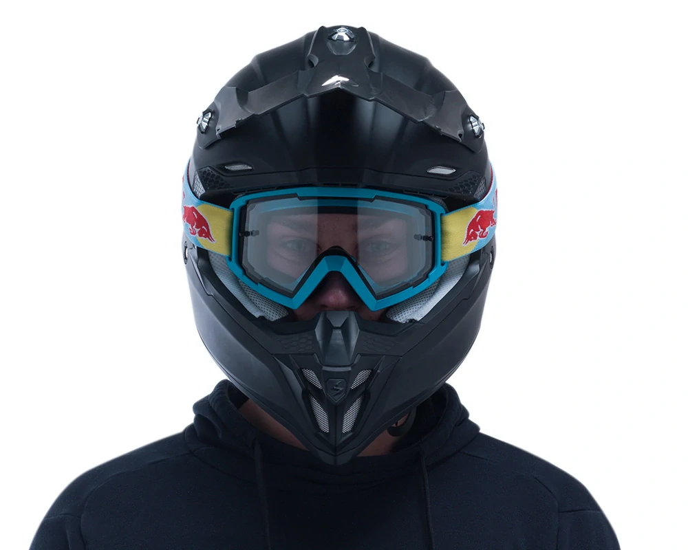 Red Bull Spect motokrosové brýle WHIP neonově modré s čirým sklem