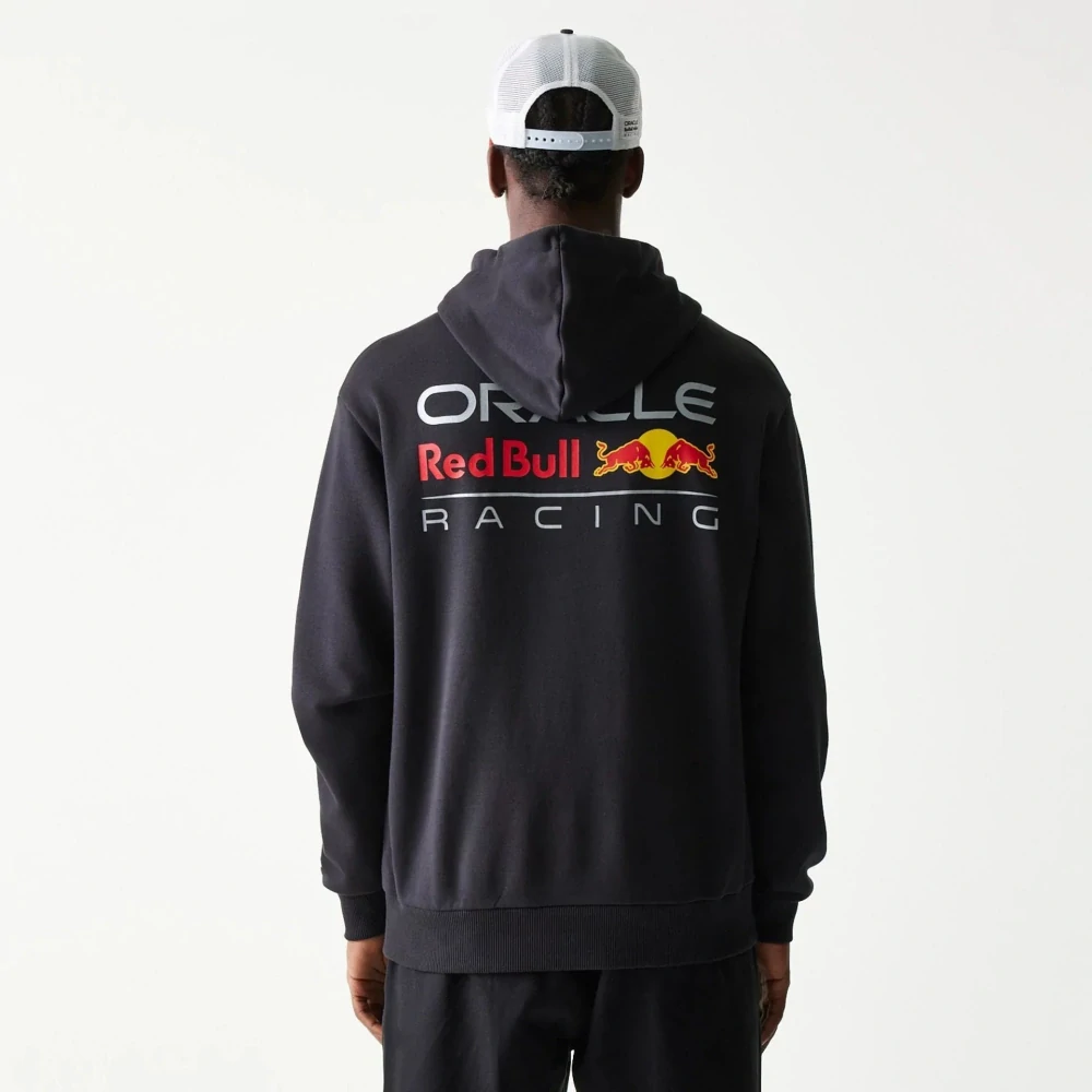 Volnočasová mikina Oracle Red Bull Racing NE GRPHC tmavě modrá - oversize