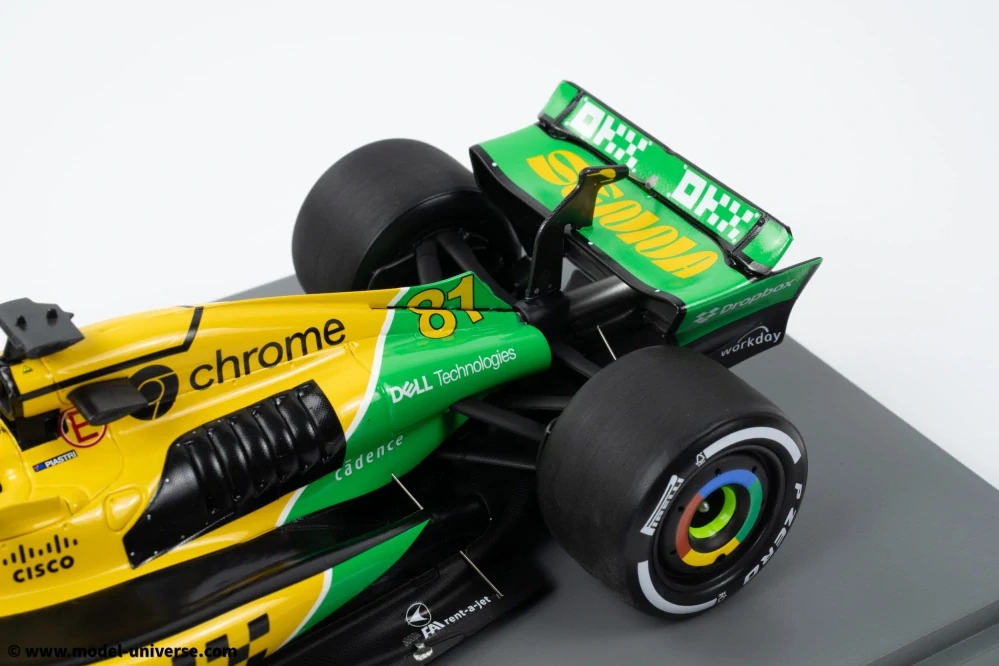 Model Mclaren MCL38 Oscar Piastri Monaco GP 2024 1:18 - rozbalené zboží