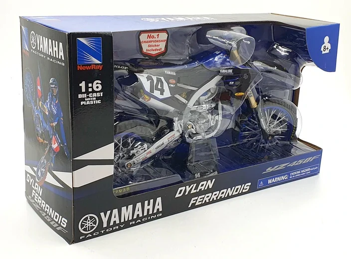 Model motocyklu YAMAHA YZ 450 F N.14 DYLAN FERRANDIS 1:6