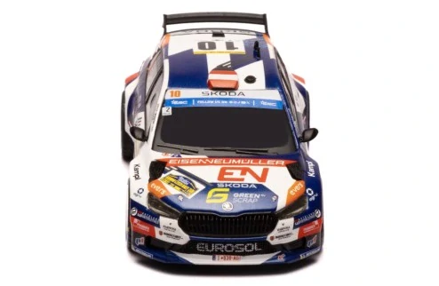 Model IXO Škoda Fabia Rally2 - Barum Rally 2024 #10 S.Wagner - J.Hain 1:43