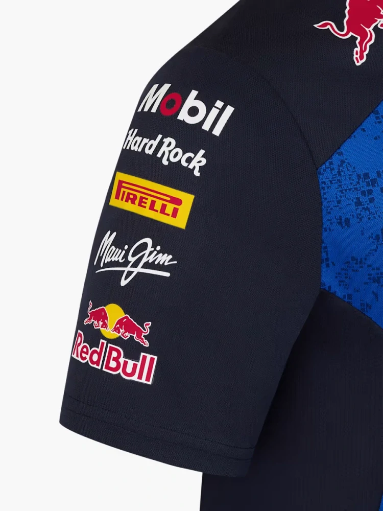 Dámské tričko Oracle Red Bull Racing s logy sponzorů - týmová edice - S