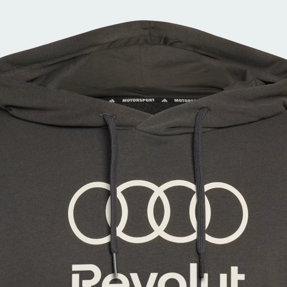 Mikina s kapucí Audi Revolut F1 šedá x Adidas - volnočasová edice