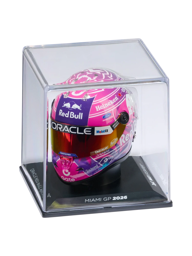 Model přilby Max Verstappen 2026 1:4 Schuberth - MIAMI