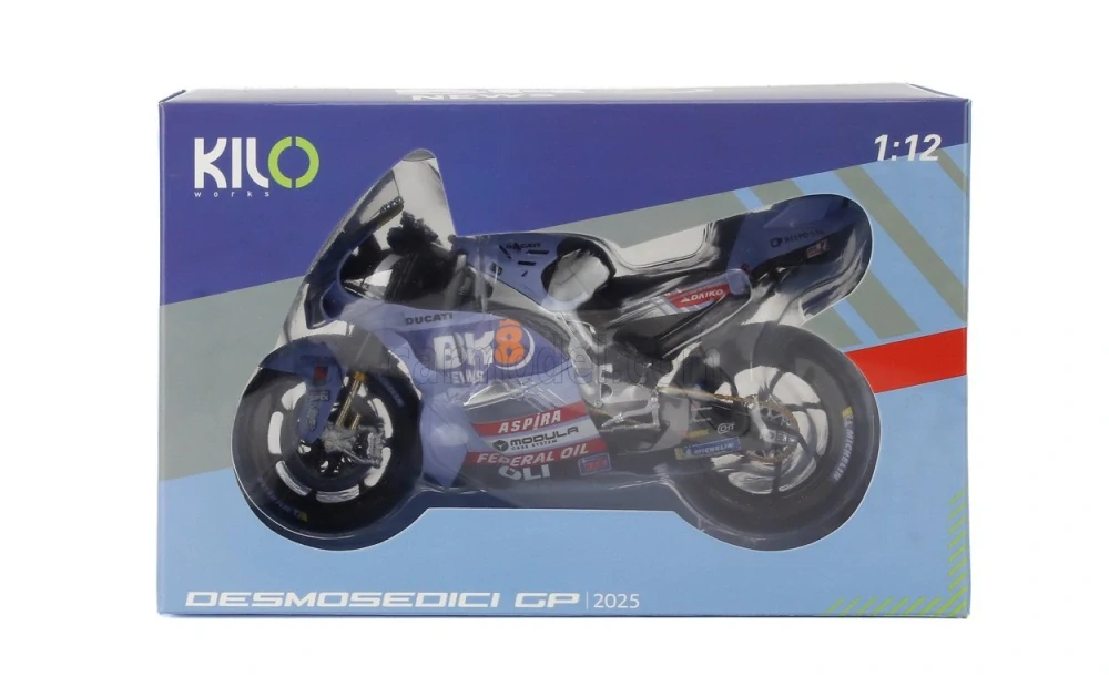 Model NZG MotoGP - Ducati GP25 Fermin Aldeguer 1:12