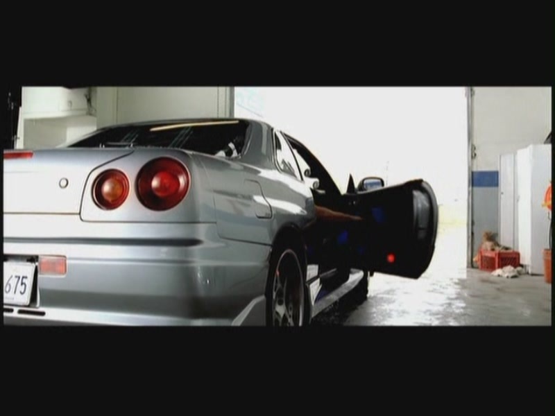 Model Rychle a Zběsile Nissan Skyline GT-R34 - Brian's 2002 Grey 1:24