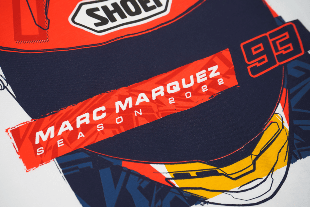 Marc Marquez triko Season Helmet bílé