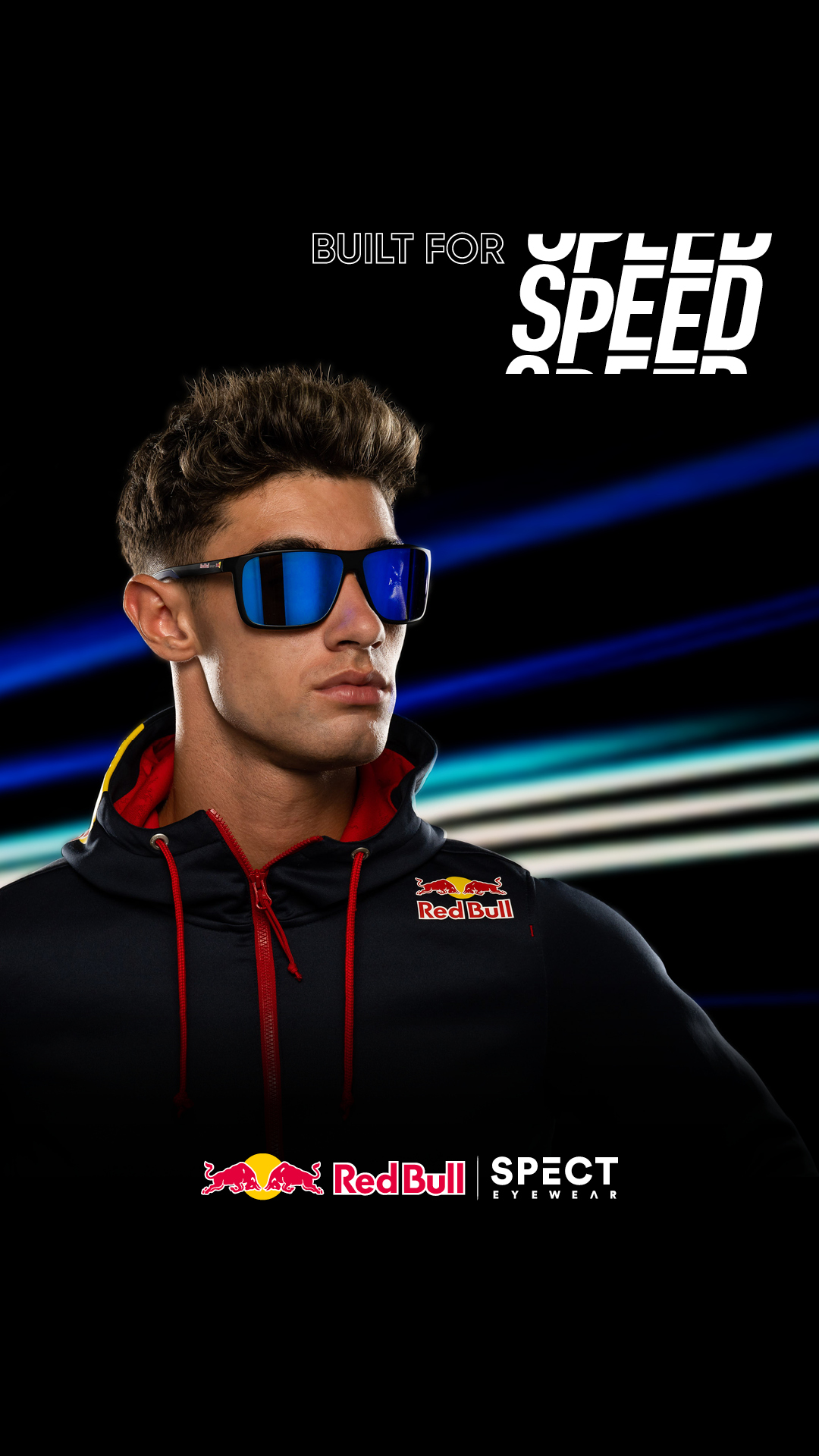 Red Bull Spect sluneční brýle TUSK hnědé se zlatými skly
