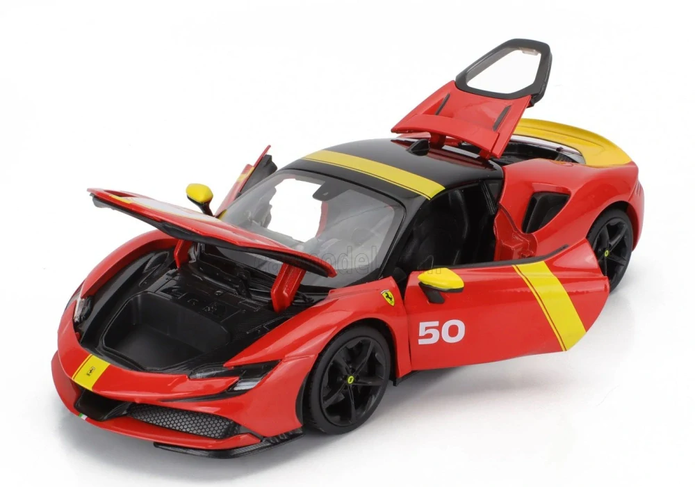 Model Ferrari SF90 Stradale Le Mans - edice deluxe 1:18