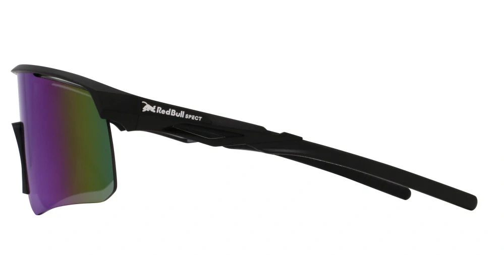 Red Bull Spect sluneční brýle RIDDLE černé s zeleno purpurovým sklem
