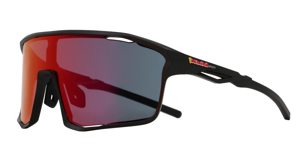 Red Bull Spect sluneční brýle RUMBLE černé s modro purpurovým sklem