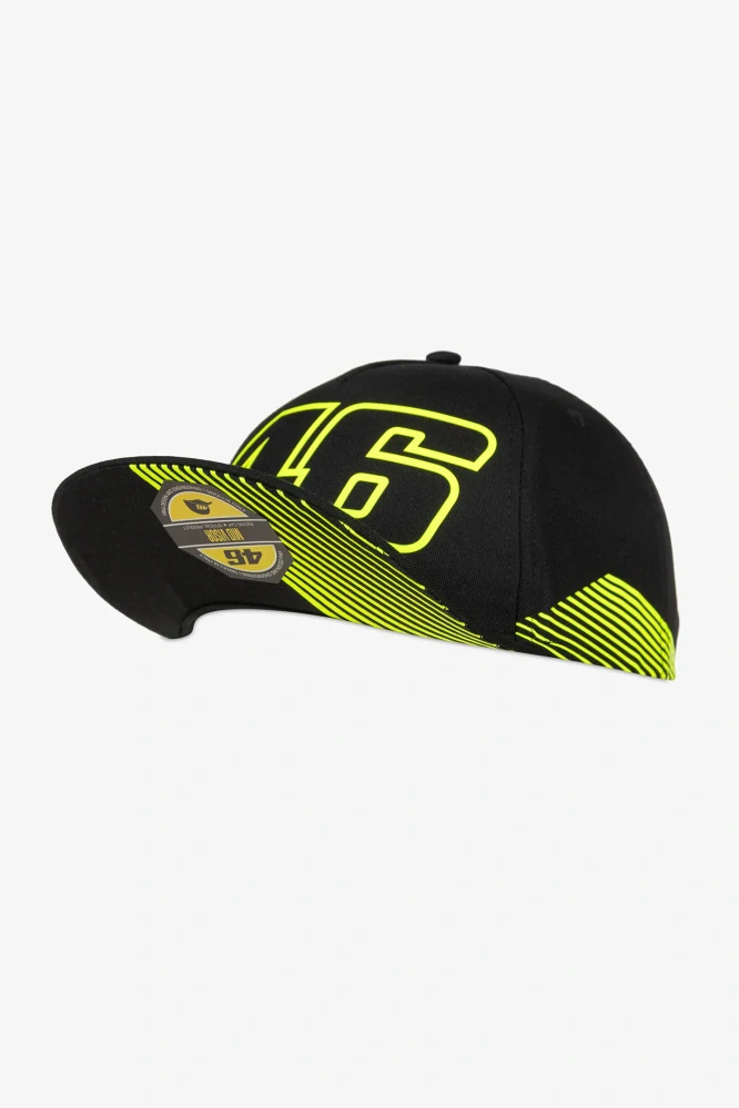 Kšiltovka VR46 Valentino Rossi - černá #46