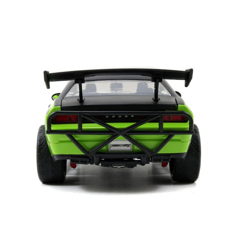 Model Rychle a Zběsile Dodge Challenger SRT8 off road 1:24 zeleno černý  