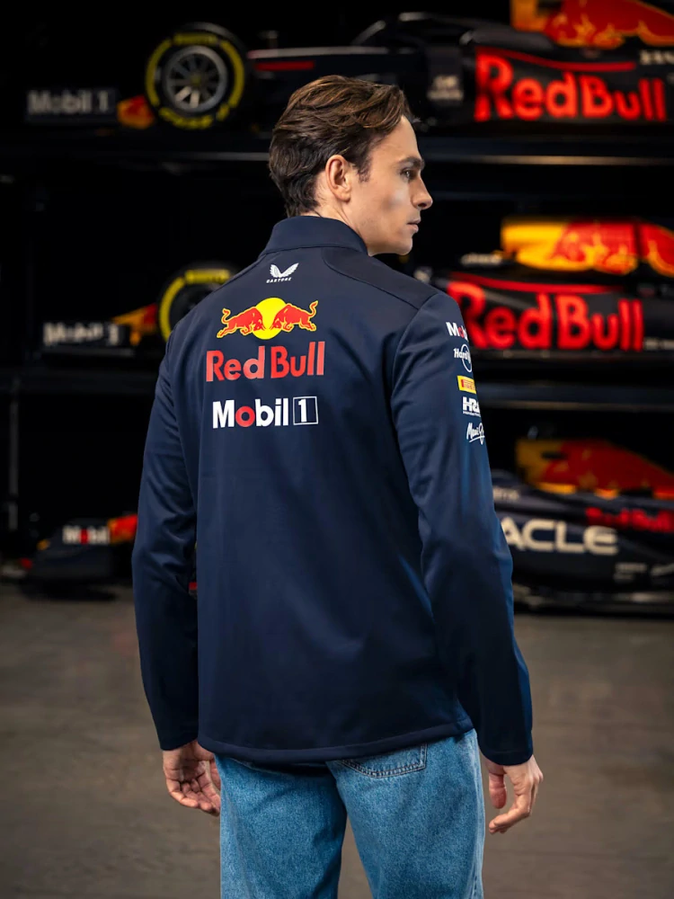 Týmová softshell bunda Oracle Red Bull Racing s logy sponzorů - XL