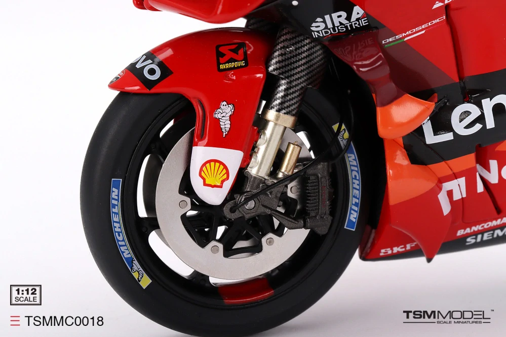 Model TSM MotoGP - Ducati Desmosedici Francesco Bagnaia GP22 #63 2022 1:12