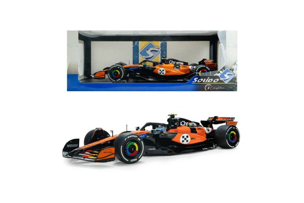 Model Solido McLaren F1 MCL39 Lando Norris - Monaco 2025 1:18