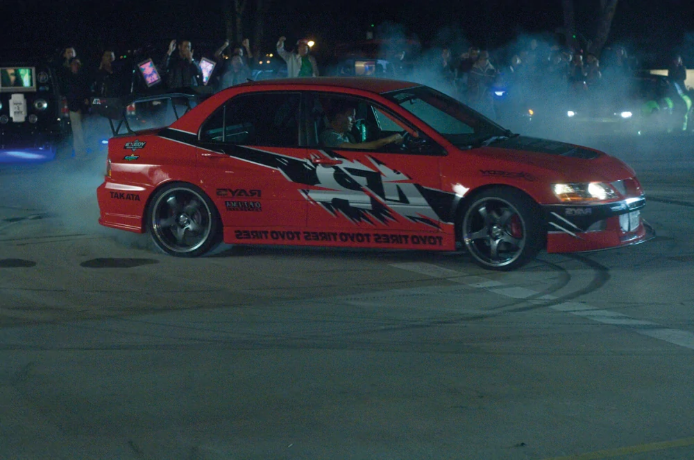 Model Rychle a Zběsile Mitsubishi Lancer EVO IX - 2006 Tokyo Drift 1:24