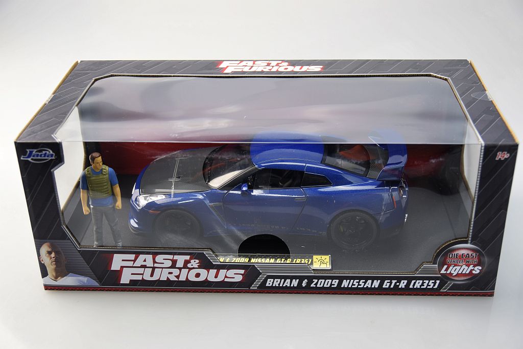 Model Rychle a Zběsile Nissan Skyline GT-R R35 - Brian's 1:18