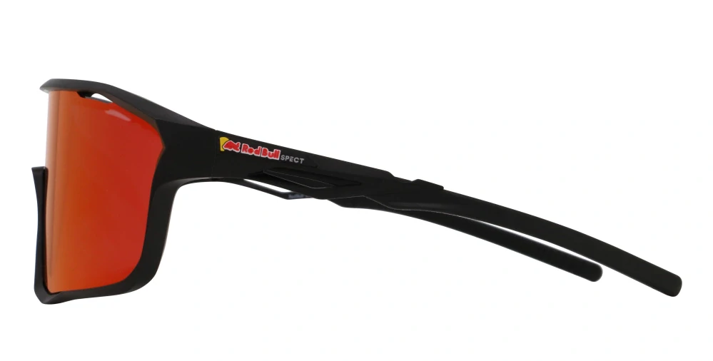 Red Bull Spect sluneční brýle RUMBLE černé s modro purpurovým sklem