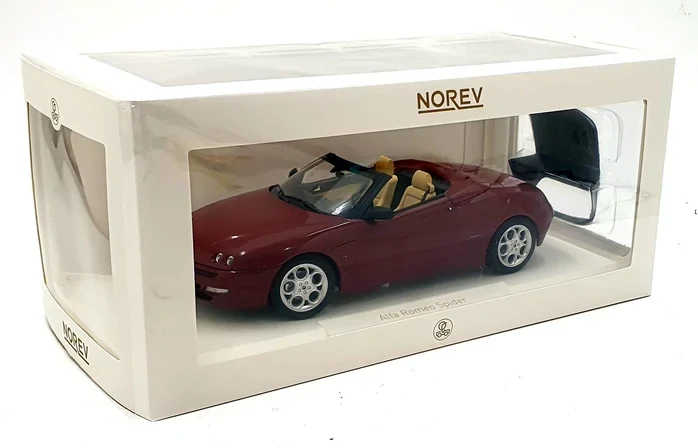 Model Alfa Romeo Spider 1999 červený 1:18