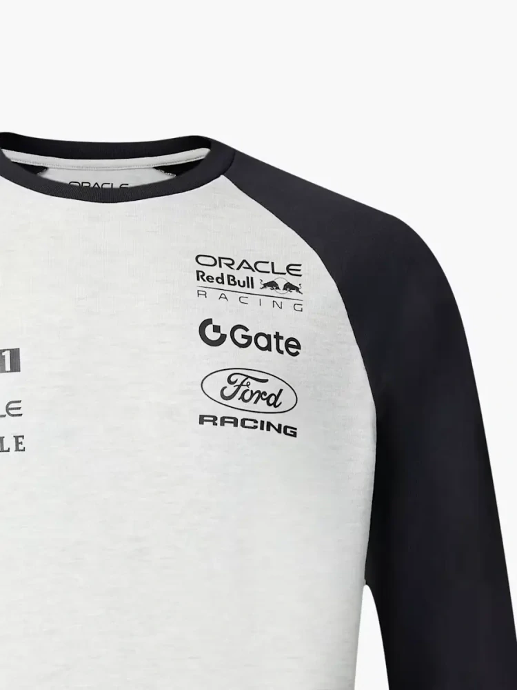 Týmové tričko s dlouhým rukávem Oracle Red Bull Racing s logy sponzorů - edice Classic