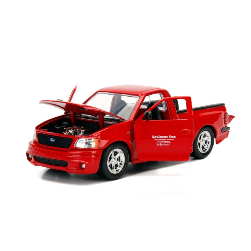 Model Rychle a Zběsile Ford F-150 SVT Lightning Brian's FF 1999 1:24 červený