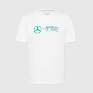Mercedes AMG Petronas F1 volnočasové triko AMG bílé